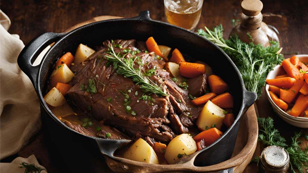 Dark and Stormy Braised Pot Roast