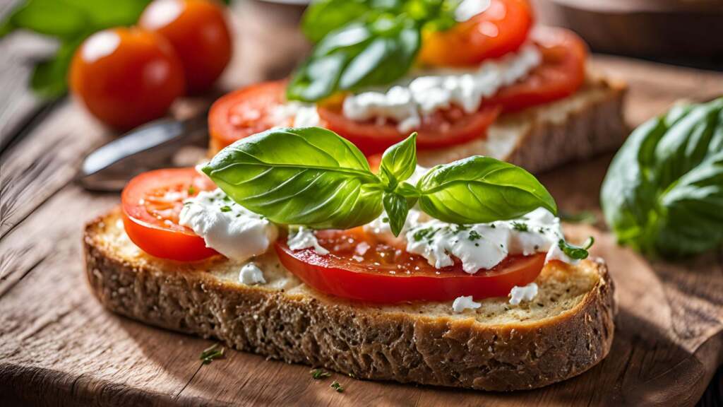 Goat Cheese Tomato Toast: A Perfect Blend of Creaminess and Zest