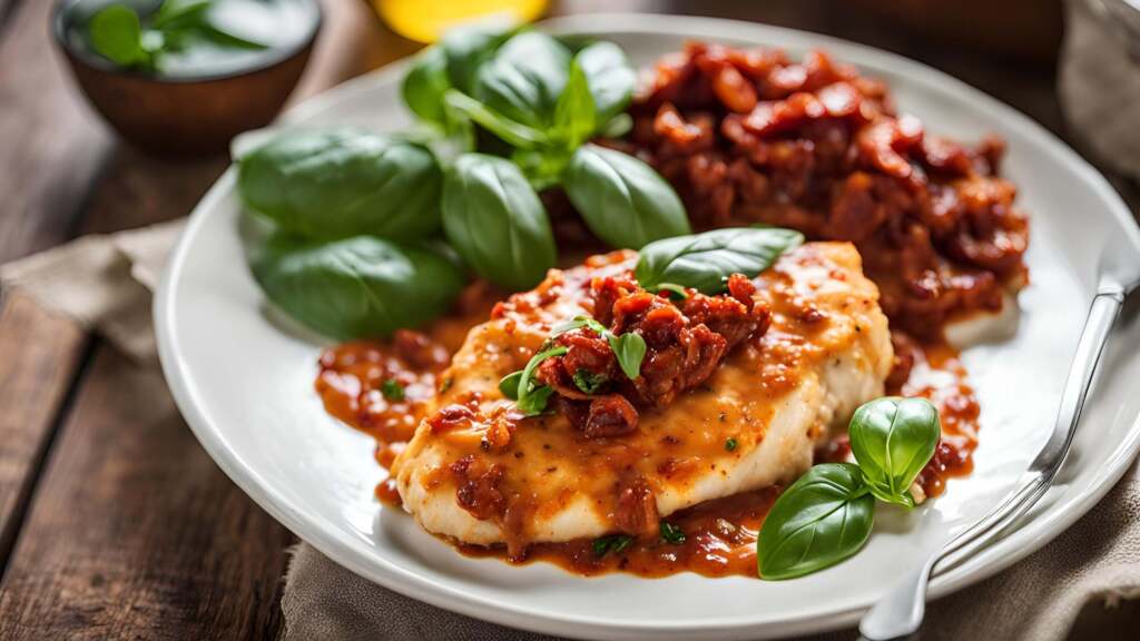 Chicken Cutlets with Sun Dried Tomato Cream Sauce