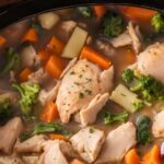 Slow Cooker Chicken and White Bean Stew