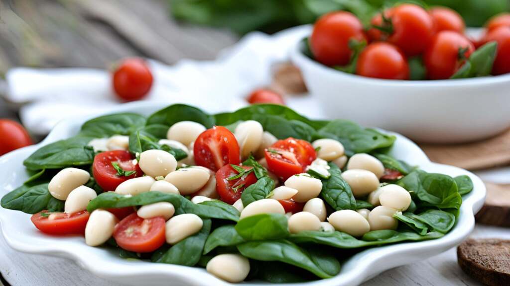 No Cook White Bean & Spinach Caprese Salad: A Quick, Healthy Twist on a Classic