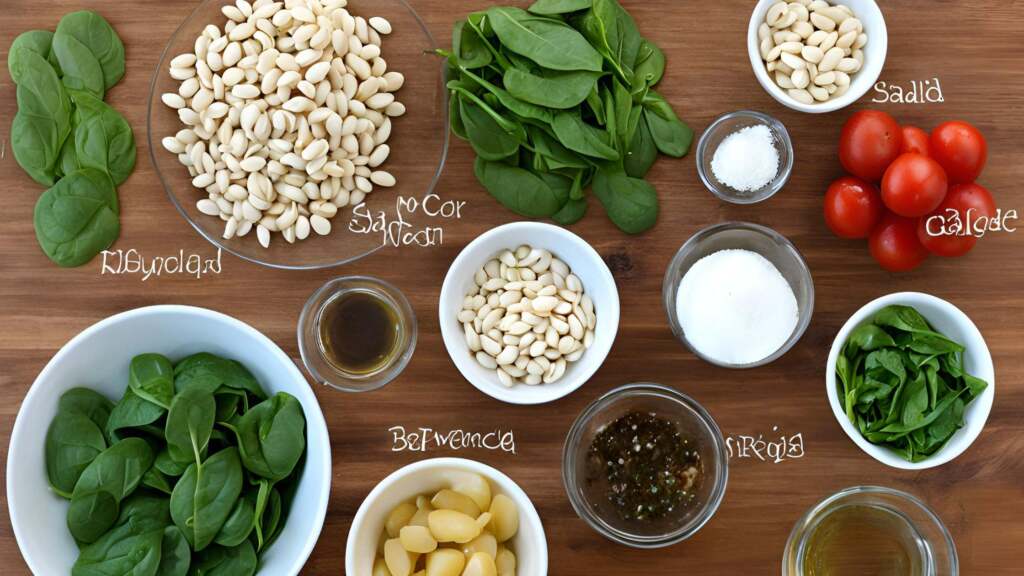 No Cook White Bean & Spinach Caprese Salad: A Quick, Healthy Twist on a Classic