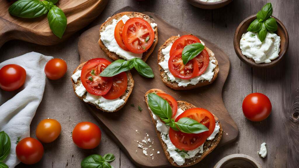 Goat Cheese Tomato Toast: A Perfect Blend of Creaminess and Zest