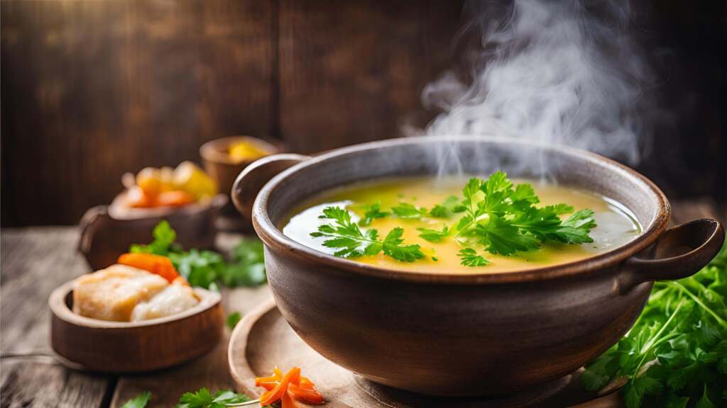 Creamy Chicken Noodle Soup with Rotisserie Chicken